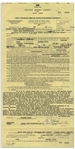Two May 1960 Contracts Signed by Moe Howard, Who Signs One ''The 3 Stooges / by Moe Howard Pres.'' -- AGVA Contracts for Three Stooges Performances Each Measure 8.5'' x 17'', Very Good